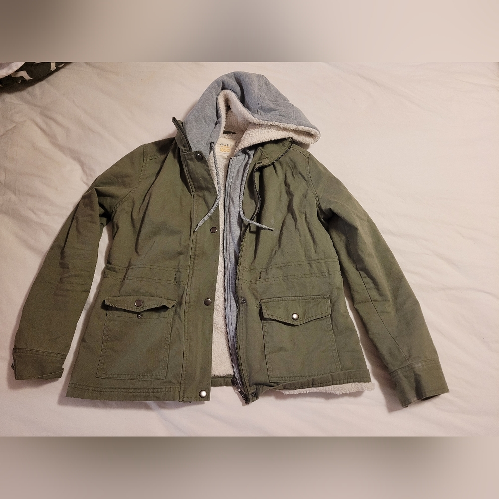 Cali 1850 Army green utility jacket
